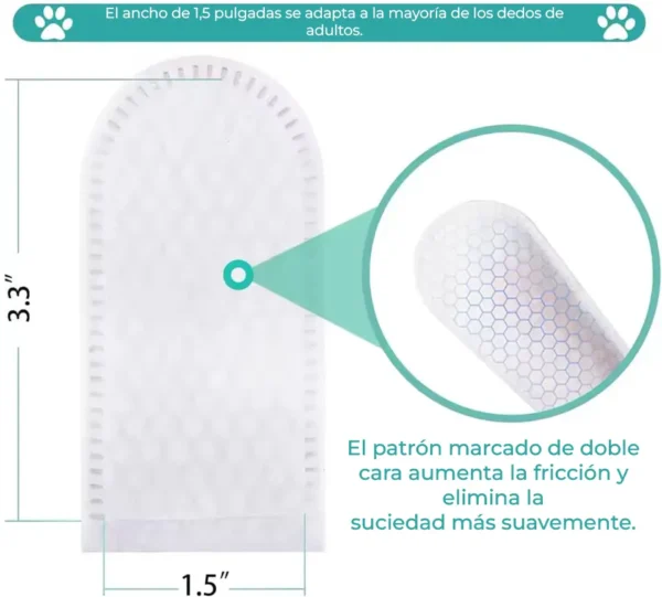 Toallitas de Dedo para Limpiar Oídos de Perros y Gatos – Suaves, Seguras y Fáciles de Usar - Imagen 2