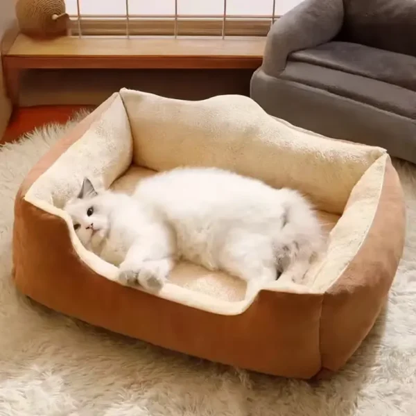 Cama de Peluche Ultra Suave para Perros y Gatos – Comodidad y Descanso Asegurado - Imagen 5